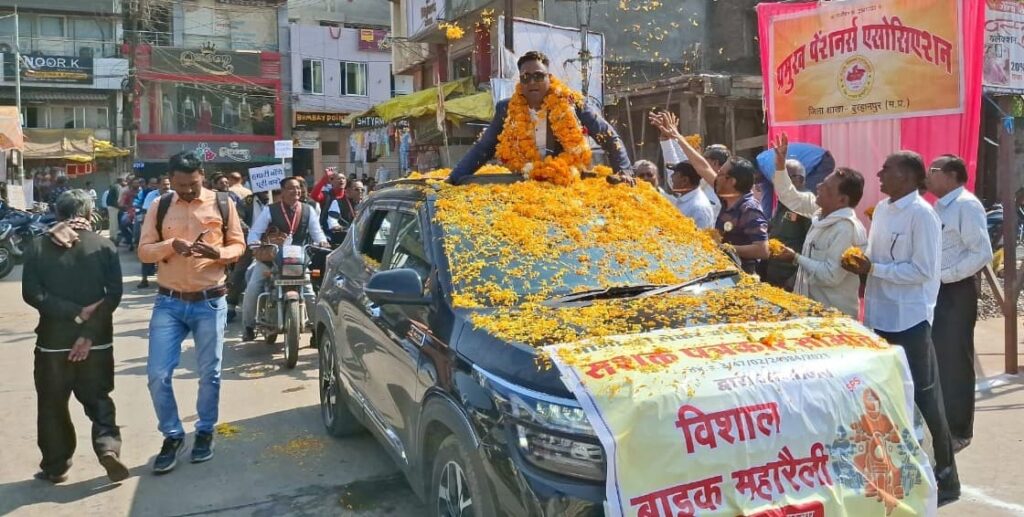 सशक्त पत्रकार समिति ने अपनी 10 सूत्रीय मांगों को लेकर निकाली महा रैली बुरहानपुर