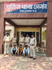 थाना धनगांव क्षेत्र में 20 नग भेड-बकरियों को चोरी करने वाले 03 आरोपियो को किया गया गिरफ्तार