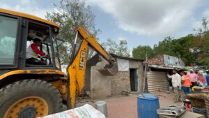 दूधतालाई क्षेत्र में अतिक्रमण हटाया गया, अमृत 2.0 परियोजना को पुनः गति