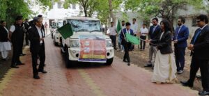 नेशनल लोक अदालत के प्रचार-प्रसार हेतु प्रचार वाहन को हरी झंडी दिखाकर रवाना किया